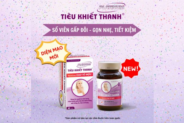 Tiêu Khiết Thanh Platinum dạng đóng gói mới cho hiệu quả ưu việt